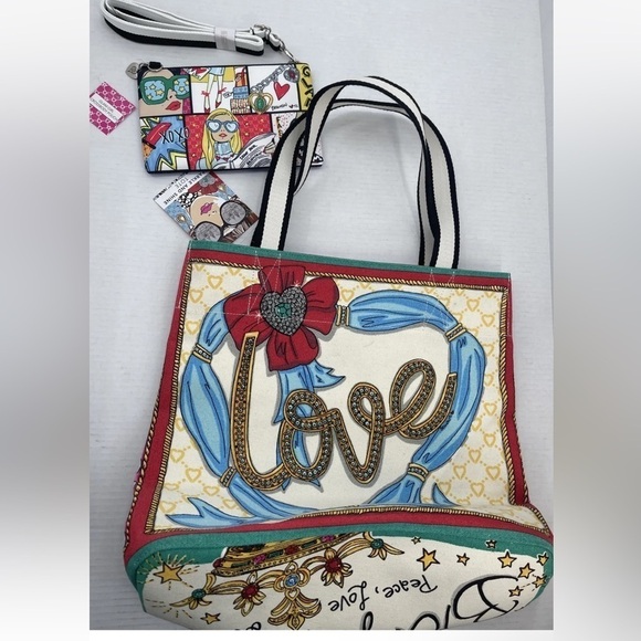 Brighton SPARKLE AND SHINE Tote NWT & Brighton GLAM GIRL CROSSBODY Pouch NWT - Picture 3 of 8